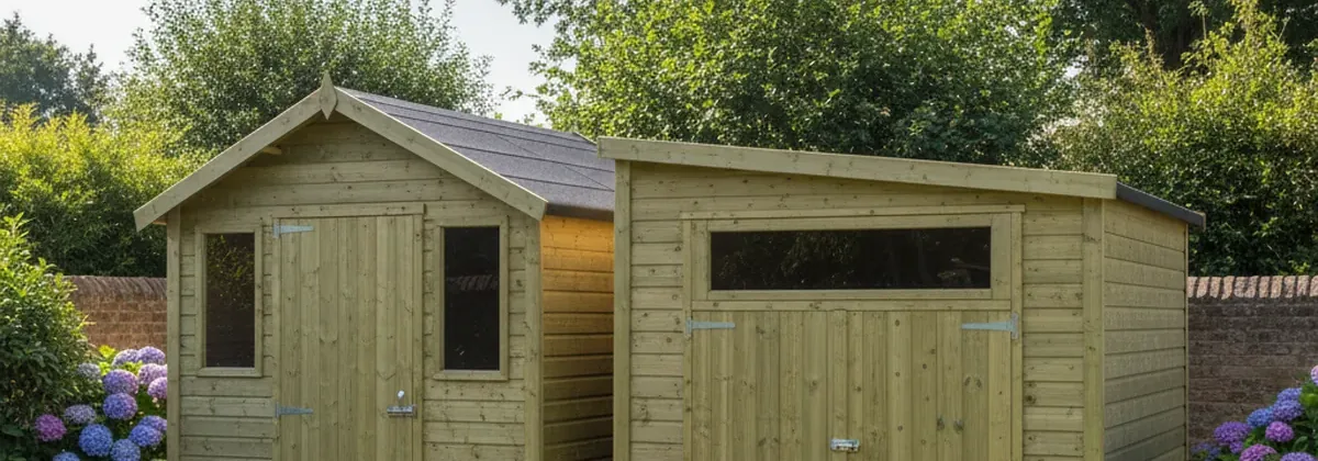 Apex vs Pent Roof Sheds: Which Should You Choose?
